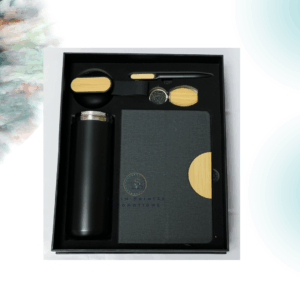 Executive Gift Set – Flask, Notebook, Pen & Keyholder