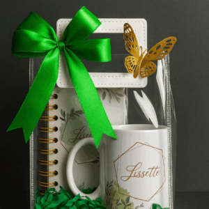 Botanical Gift Set with Mug and Notebook