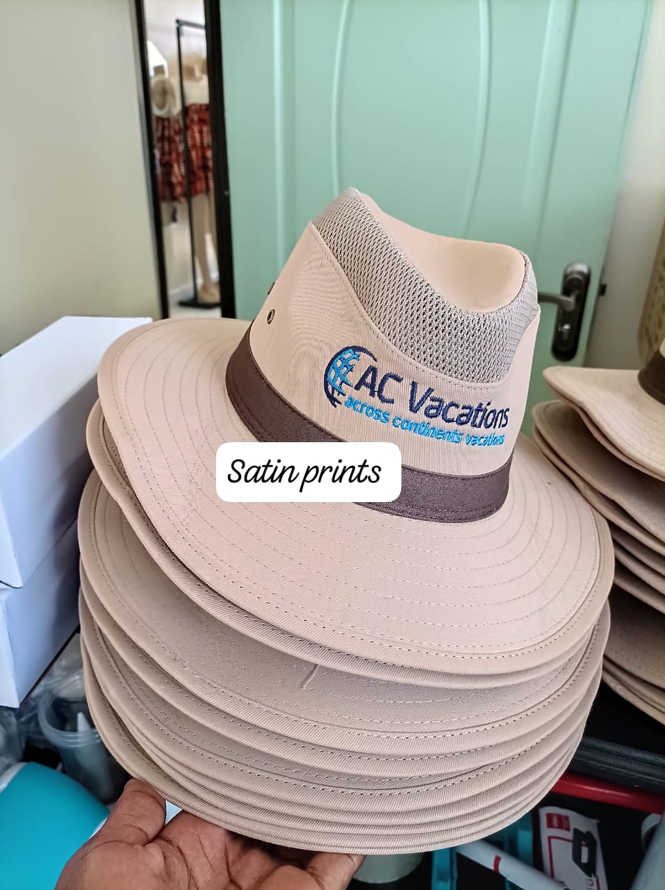 Premium Hard Khaki Safari hat